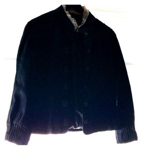 Boho Chic Dark Denim Jacket